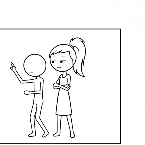Panel 2: Bean has taken a step closer, still animatedly gesturing with one hand pointed upwards as if towards an unseen ceiling.  — The Simulation Hypothesis
