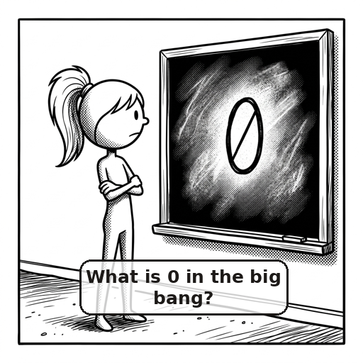 Zero and the big bang